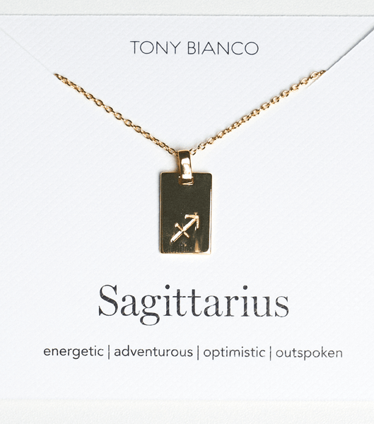 Accesorios Tony Bianco Gold Sagittarius Zodiac Necklace Doradas | ARJVR65699