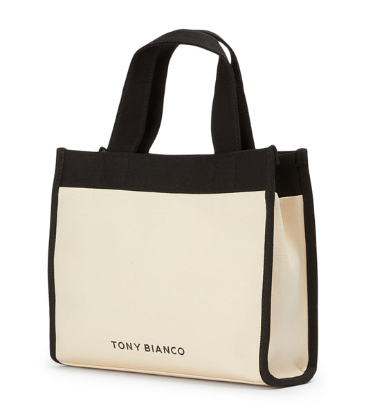 Accesorios Tony Bianco Teagan Black/Beige Tote Bag Negras Beige | LARTR67681