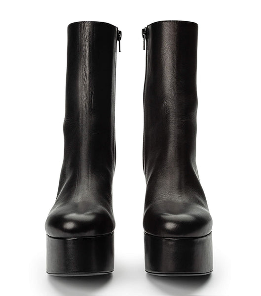 Botas Plataforma Tony Bianco Tyra Black Como 12cm Negras | FARUI19904