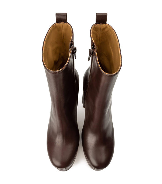 Botas Plataforma Tony Bianco Tyra Choc Como 12cm Chocolate | TARPQ81651