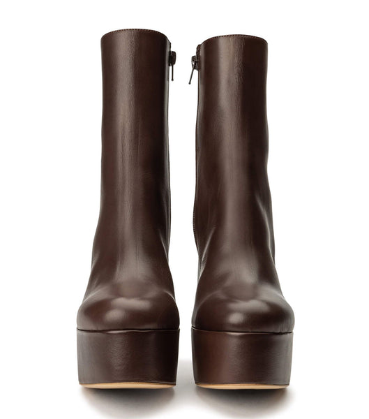 Botas Plataforma Tony Bianco Tyra Choc Como 12cm Chocolate | TARPQ81651