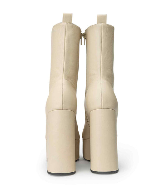 Botas Plataforma Tony Bianco Tyra Vanilla Venice 12cm Amarillo Claro | ARZPD94853