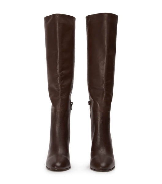 Botas de Tacon Tony Bianco Boss Choc Como 9.5cm Chocolate | ARCVG59583