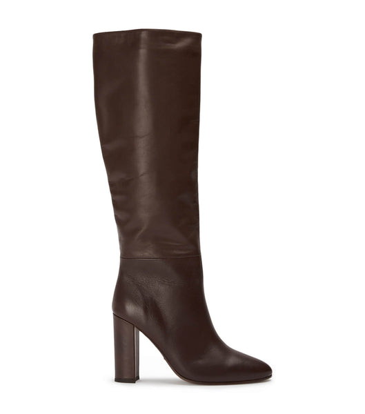 Botas de Tacon Tony Bianco Boss Choc Como 9.5cm Chocolate | ARCVG59583