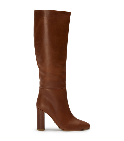 Botas de Tacon Tony Bianco Boss Cognac 9.5cm Marrones | PARER89899