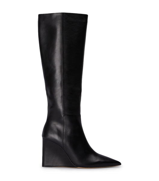 Botas de Tacon Tony Bianco Drake Black Como 9.5cm Negras | ZARMJ98306