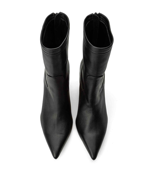 Botas de Tacon Tony Bianco Ellie Black Nappa 8.5cm Negras | DARKV76798