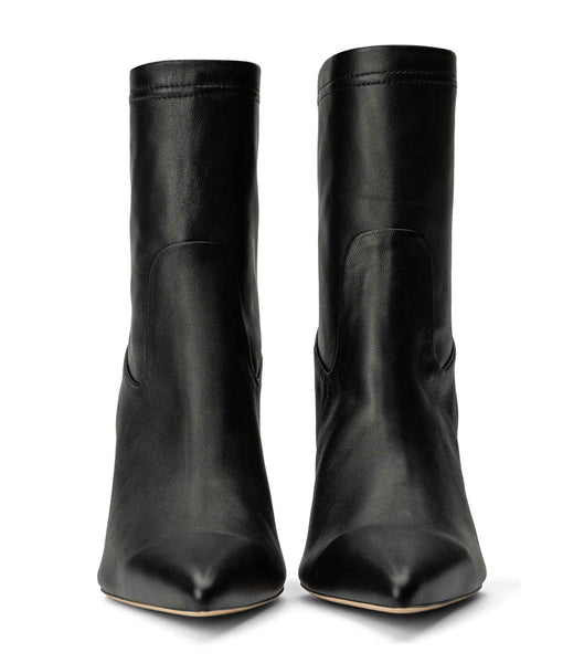 Botas de Tacon Tony Bianco Ellie Black Nappa 8.5cm Negras | DARKV76798