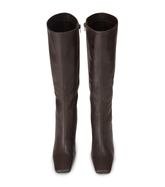 Botas de Tacon Tony Bianco Fantasy Chocolate Nappa 8cm Chocolate | ARNZX54390