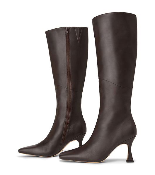 Botas de Tacon Tony Bianco Fantasy Chocolate Nappa 8cm Chocolate | ARNZX54390