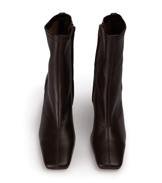 Botas de Tacon Tony Bianco Fomo Chocolate Nappa 8cm Chocolate | MARHR41925