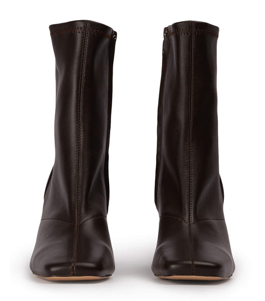 Botas de Tacon Tony Bianco Fomo Chocolate Nappa 8cm Chocolate | MARHR41925