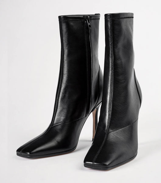 Botas de Tacon Tony Bianco Halsey Black Como 10.5cm Negras | QARUV35708