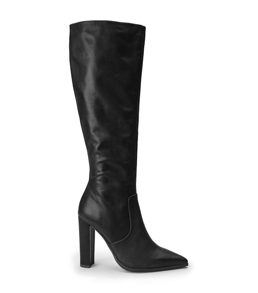 Botas de Tacon Tony Bianco Lucille Black Venice 10.3cm Negras | ARNEJ45341