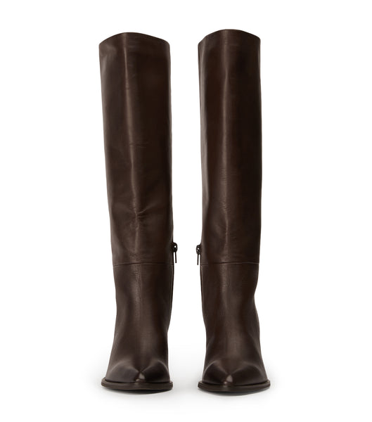 Botas de Tacon Tony Bianco Peppe Choc Como 7.5cm Chocolate | SARVO78385