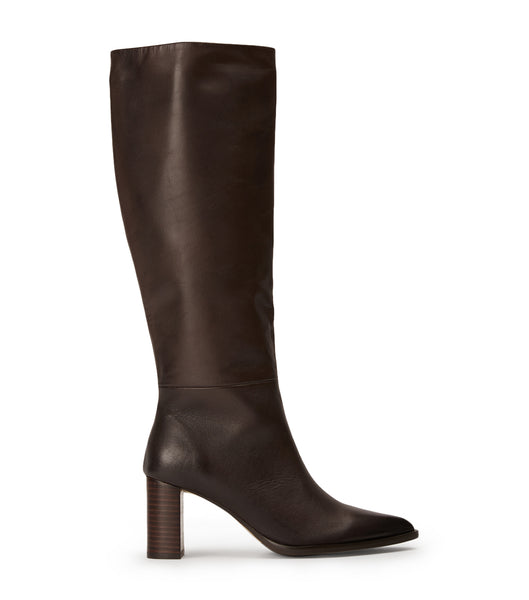 Botas de Tacon Tony Bianco Peppe Choc Como 7.5cm Chocolate | SARVO78385