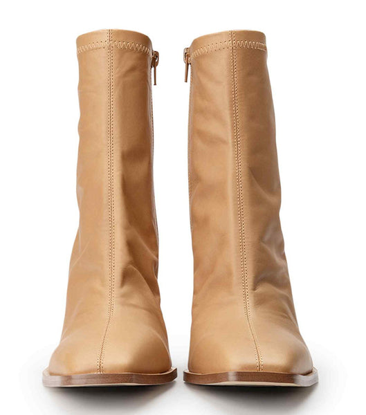 Botas de Tacon Tony Bianco Rover Caramel Venice 8.5cm Beige | EARHC85172