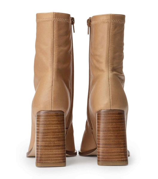 Botas de Tacon Tony Bianco Rover Caramel Venice 8.5cm Beige | EARHC85172