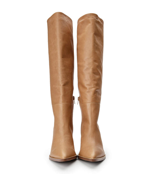 Botas de Tacon Tony Bianco Skyla Caramel Venice 9cm Marrones | XARBH71447