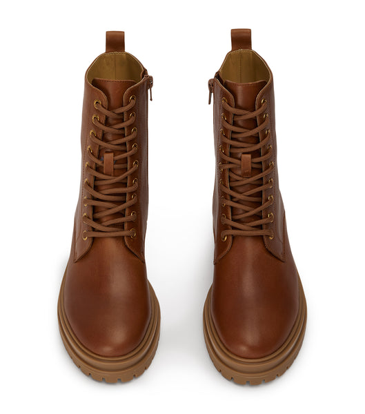 Botas de combate Tony Bianco Wya Cognac 4.5cm Marrones | AREAH39472