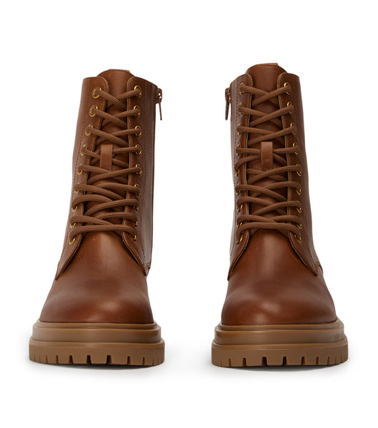 Botas de combate Tony Bianco Wya Cognac 4.5cm Marrones | AREAH39472