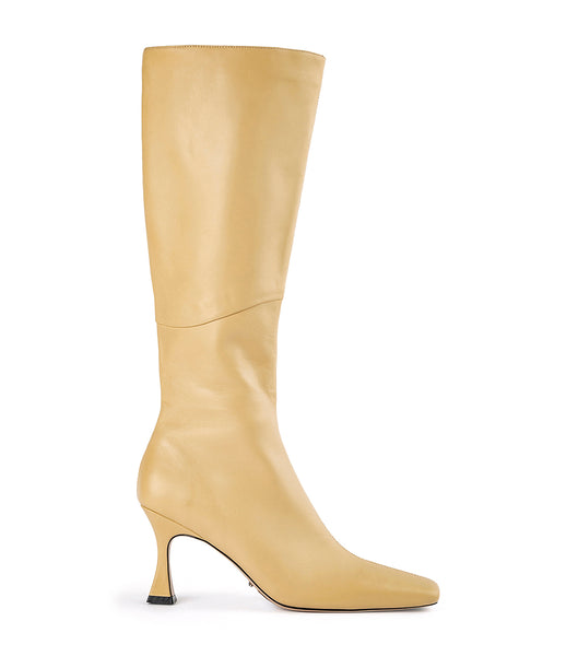 Botas de media pantorrilla Tony Bianco Fantasy Butter Nappa 8cm Amarillo | YARGT45517