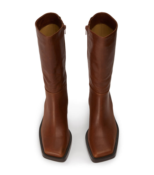 Botas de media pantorrilla Tony Bianco Prestige Cognac 8cm Marrones | MARHR84958