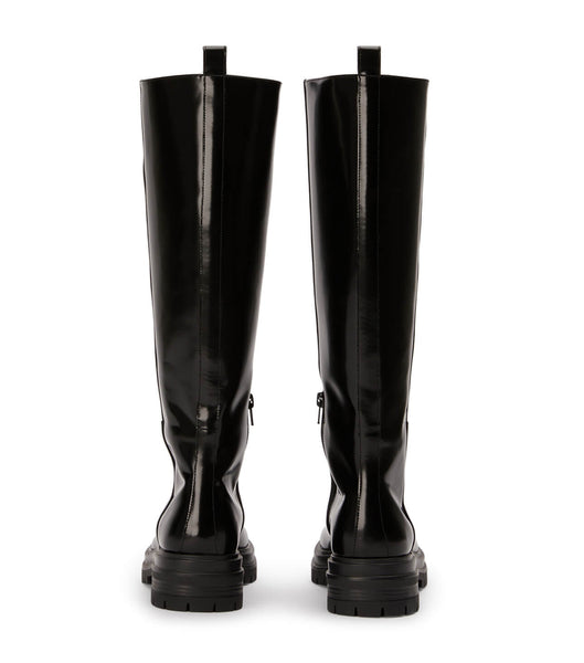 Botas de media pantorrilla Tony Bianco Welly Black Hi Shine 4.5cm Negras | AREAH57970