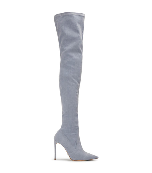 Botas elásticas Tony Bianco Avah Denim Stretch 10.5cm Azules | ARJBT47952