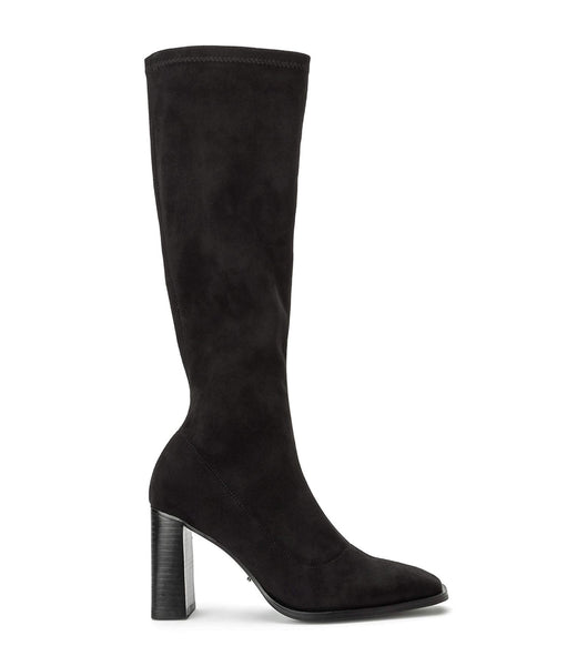 Botas elásticas Tony Bianco Renae Black Stretch Gamuza 8.5cm Negras | ARDYB46649