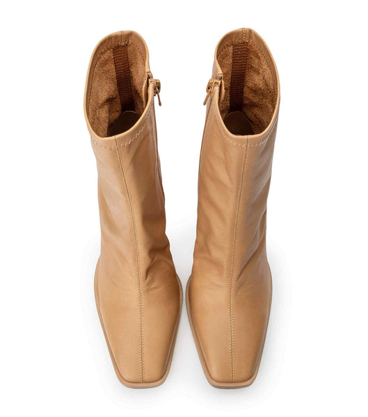 Botas elásticas Tony Bianco Rover Caramel Venice 8.5cm Beige | BARSO29878