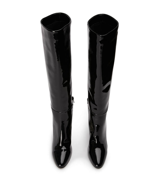 Botas hasta las rodillas Tony Bianco Boss Black Charol 9.5cm Negras | ARDYB34050