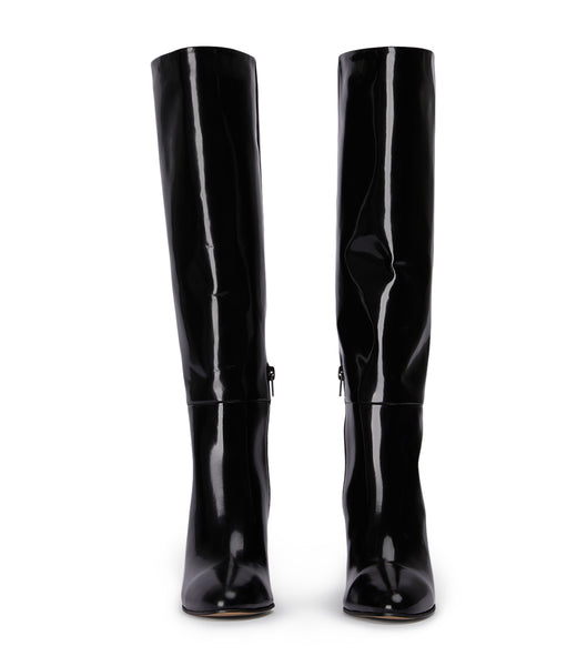 Botas hasta las rodillas Tony Bianco Boss Black Hi Shine 9.5cm Negras | FARUI65650