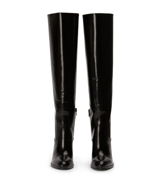 Botas hasta las rodillas Tony Bianco Hot Black Hi Shine 10.5cm Negras | ARCVG73854