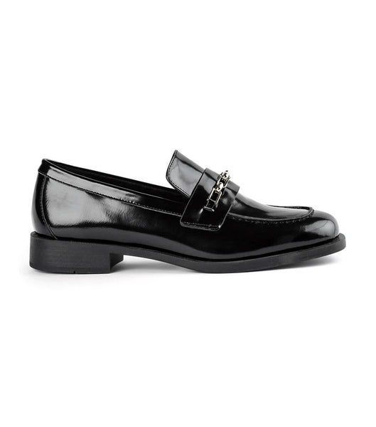 Loafers Tony Bianco Rebecca Black Hi Shine 2.5cm Negras | ARJZR81654