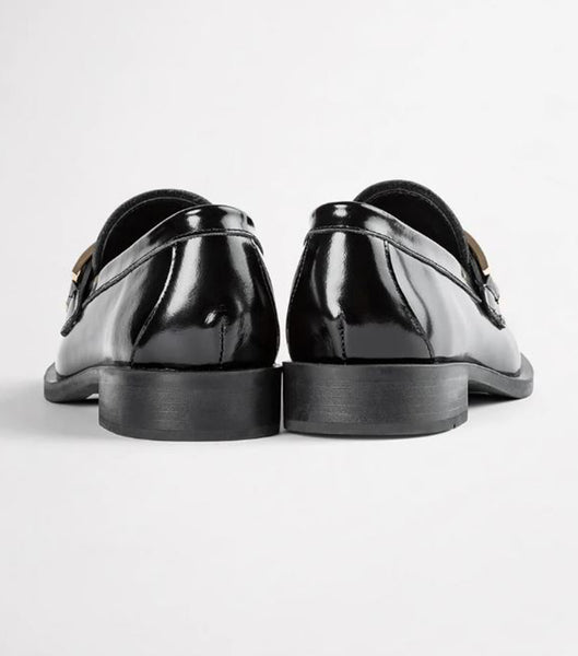 Loafers Tony Bianco Ruiz Black Hi Shine 2.5cm Negras | XARBH35180