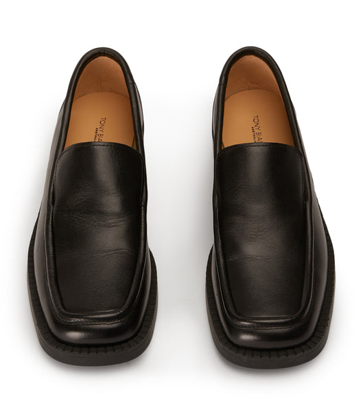 Loafers Tony Bianco Teddy Black Como 4cm Negras | XARGW23515