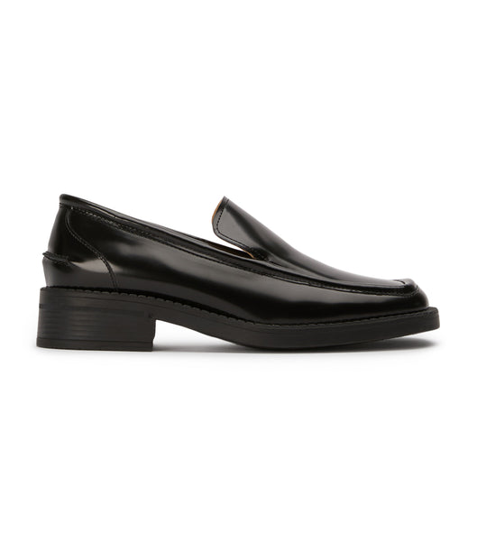 Loafers Tony Bianco Teddy Black Hi Shine 4cm Negras | ARQCS80586