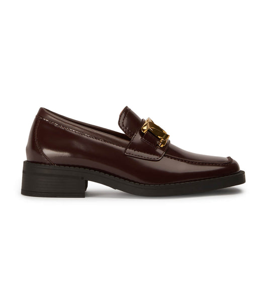 Loafers Tony Bianco Tia Vino Hi Shine 4cm Chocolate | AREAH75081