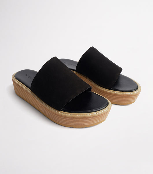 Sandalias Planas Tony Bianco Elke Black 4.5cm Negras | GAREC68442