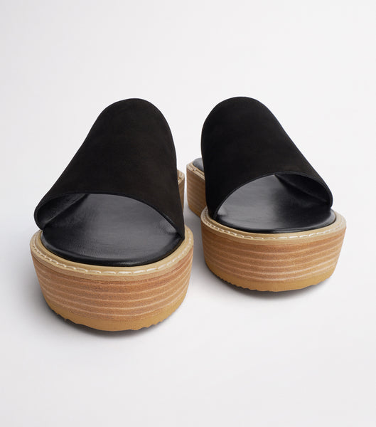 Sandalias Planas Tony Bianco Elke Black 4.5cm Negras | GAREC68442