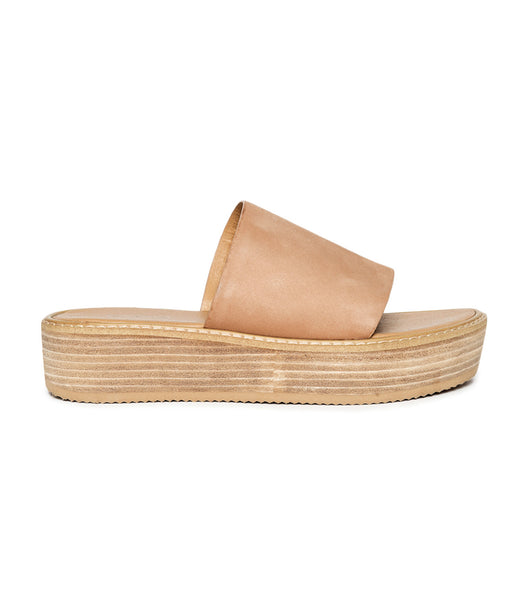 Sandalias Planas Tony Bianco Elke Caramel 4.5cm Beige | EARHC49655