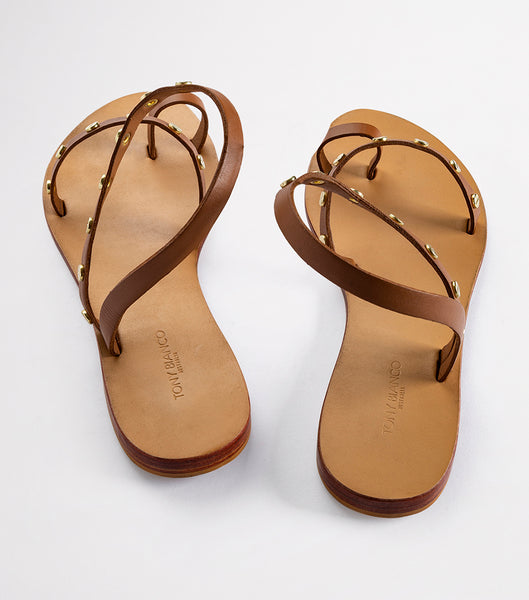 Sandalias Planas Tony Bianco Finola Tan 1cm Marrones | ARICD47016