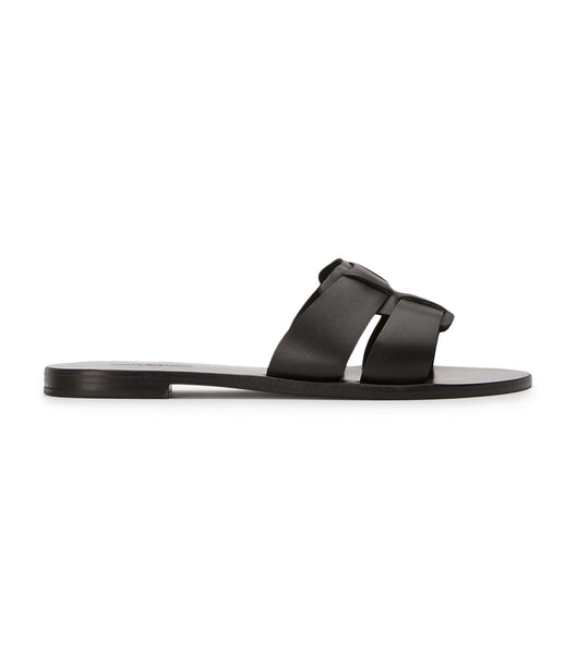 Sandalias Planas Tony Bianco Force Black 1cm Negras | PARER75920