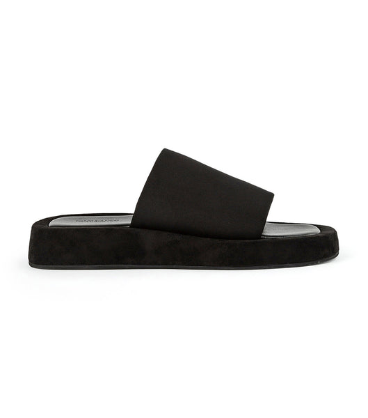 Sandalias Planas Tony Bianco Isabel Black Magic 1.5cm Negras | ARZDE26745