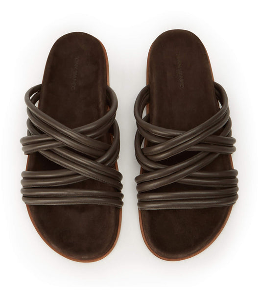 Sandalias Planas Tony Bianco Loki Chocolate Nappa Chocolate | MARFT20554