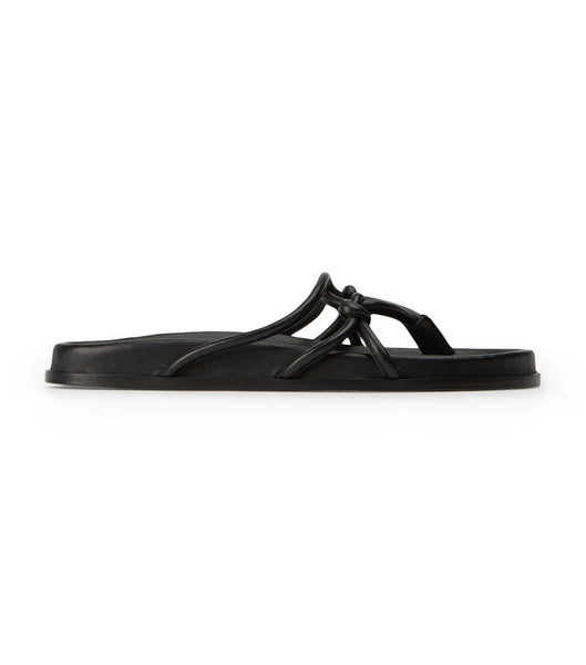 Sandalias Planas Tony Bianco Luelle Black Nappa Negras | TARPQ81747