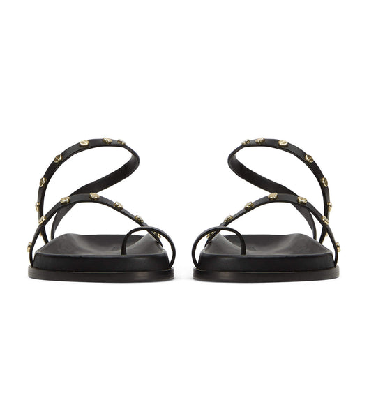 Sandalias Planas Tony Bianco Lyvia Black Negras | LARTR94965