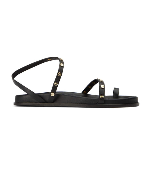 Sandalias Planas Tony Bianco Lyvia Black Negras | LARTR94965