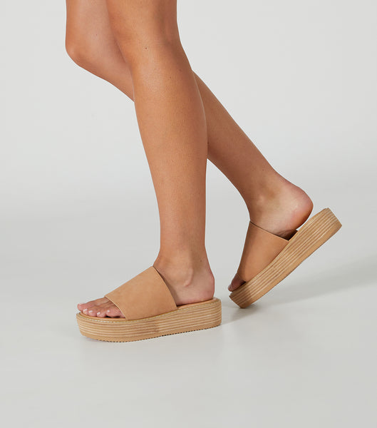 Sandalias Tony Bianco Elke Caramel 4.5cm Beige | ARJKU16877